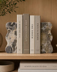 Amphora Marble Bookends