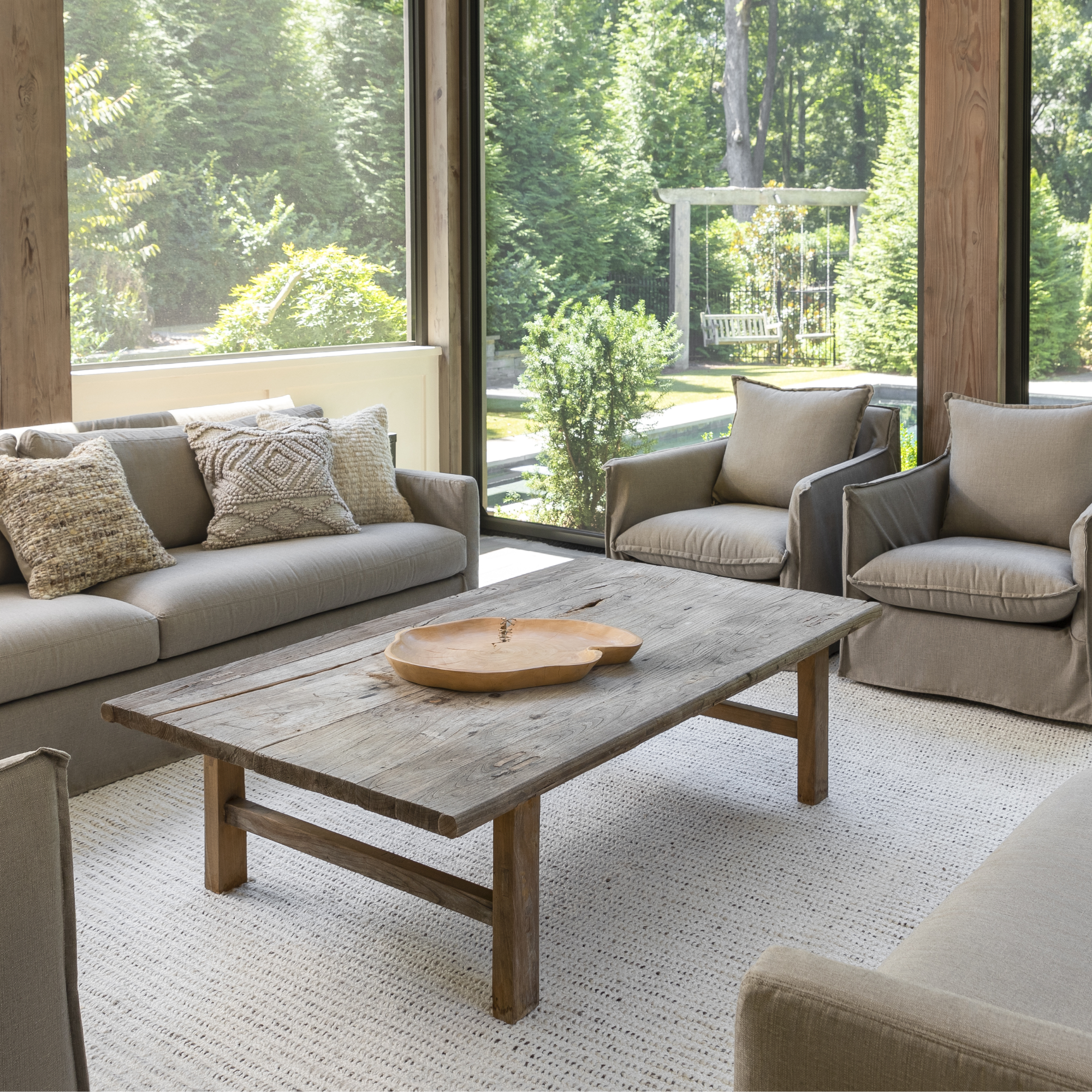 Azalea Rug | White/Grey