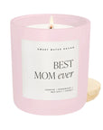 Best Mom Ever Jar Candle | Pink Matte
