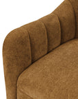Bowie Swivel Chair | Ochre Brown