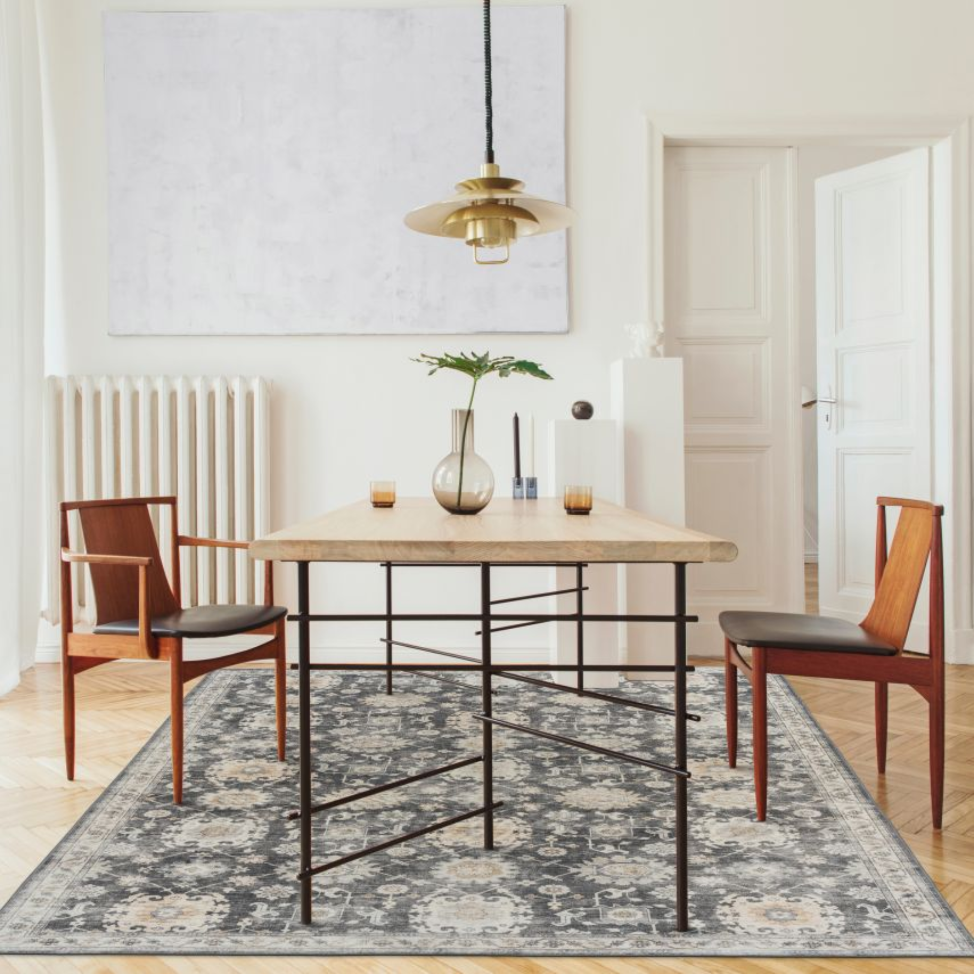 44.5×101 \"Play with ” ViNTAGE RUG 44.5×101 
