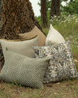 Check Linen Pillow