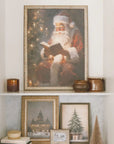 Classic Santa Vintage Print