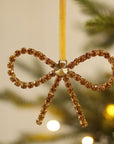 Crystal Bow Ornament