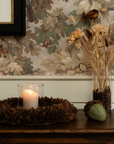 Dark Brown Wooden Wreath