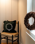 Dark Brown Wooden Wreath