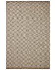 Dawn Indoor/Outdoor Rug | Natural Checkered