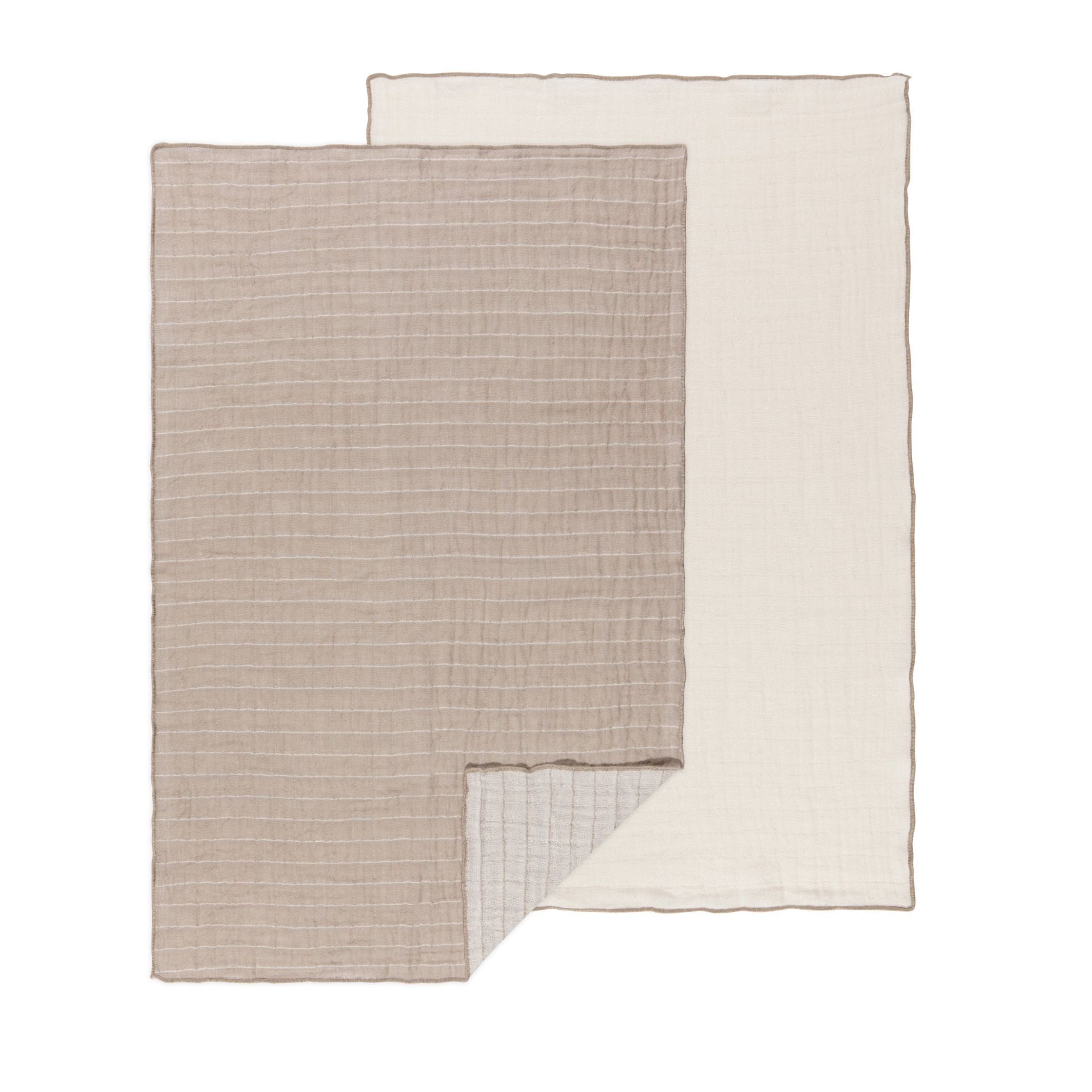 Double Weave Hand + Dish Towel | Dove Gray