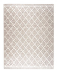 Tessa Distressed Rug | Light Beige + Ivory