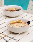 Fable Ramen Bowls - Speckled White