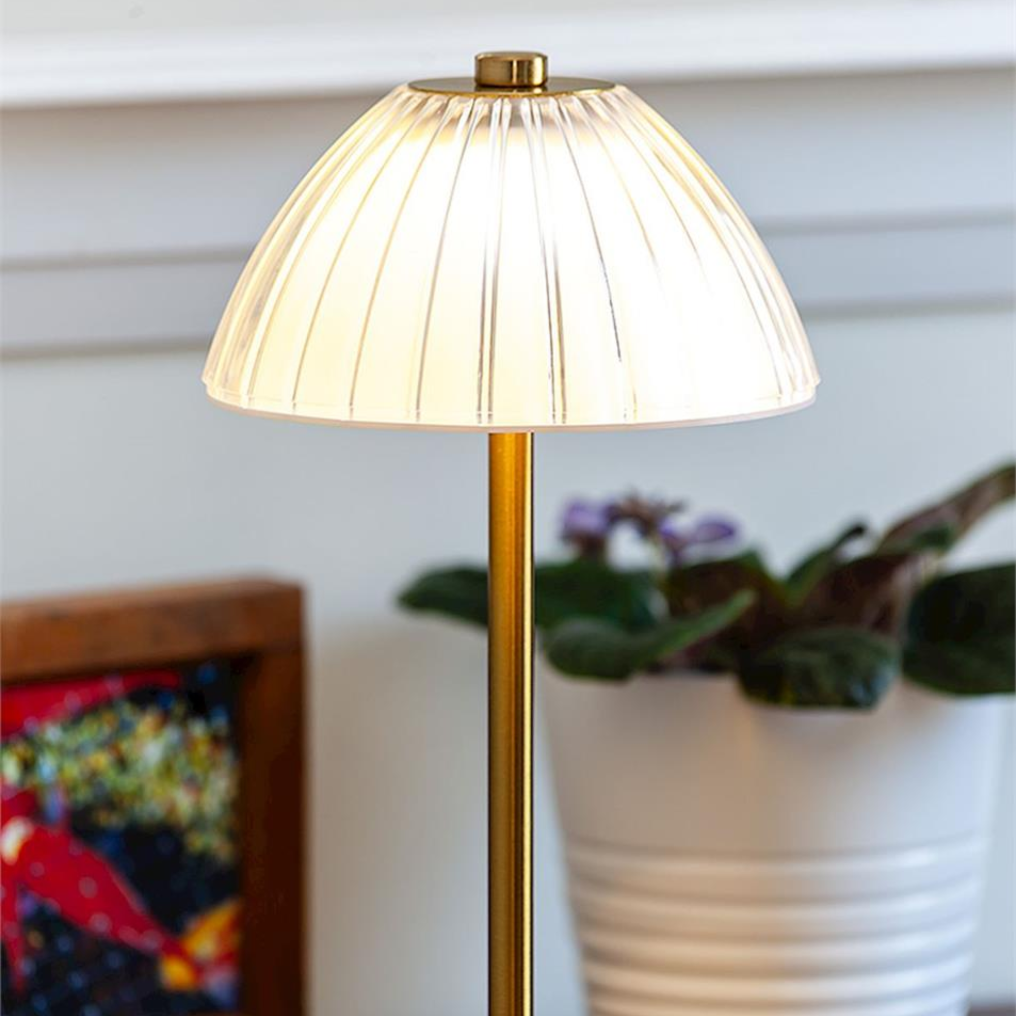 Fancy Shade Cordless Table Lamp – Simone Ivy