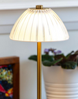 Fancy Shade Cordless Table Lamp
