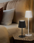 Fluted Shade Cordless Table Lamp
