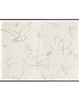 Gestured Flight Framed Art