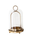 Glass + Gold Cloche