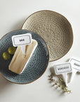 Gold Rim Appetizer Plates - Set Of 4