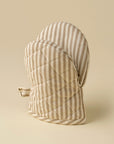 Hampton Stripe Oven Mitt | Sand