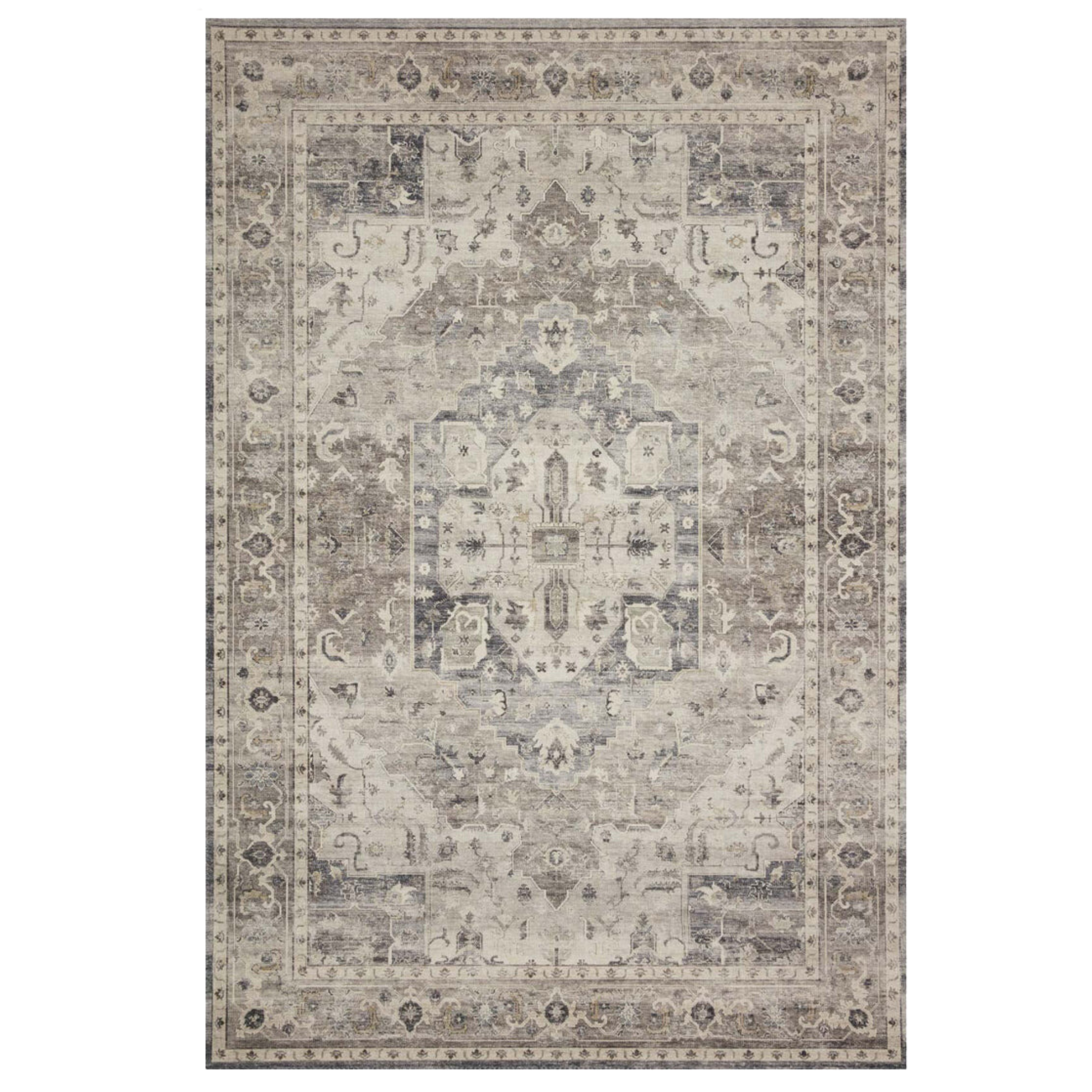 Hathaway Rug | Steel/Ivory