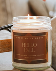 Hello Fall Jar Candle
