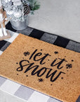 Let It Snow Doormat