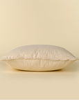 Corduroy Scallop Pillow | Ivory
