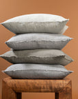 Layna Linen Pillow | Warm Grey