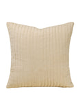 Velvet Stripe Pillow | Cream