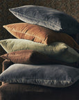 Vera Luxe Velvet Pillow | Olive