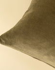 Vera Luxe Velvet Pillow | Olive