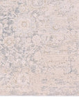 Zarif Rug | Silver Blue/Tan