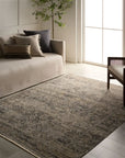 Tejal Rug | Navy/Taupe