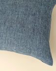 Linen Chambray Pillow | Denim