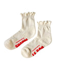 Le Bon Shoppe Ruffled Hugger Crew Socks