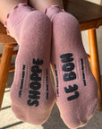 Le Bon Shoppe Ruffled Hugger Crew Socks