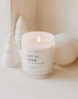Let it Snow Candle