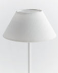table lamp with linen shade