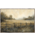 Field + Fence Vintage Print