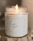 Love You Jar Candle