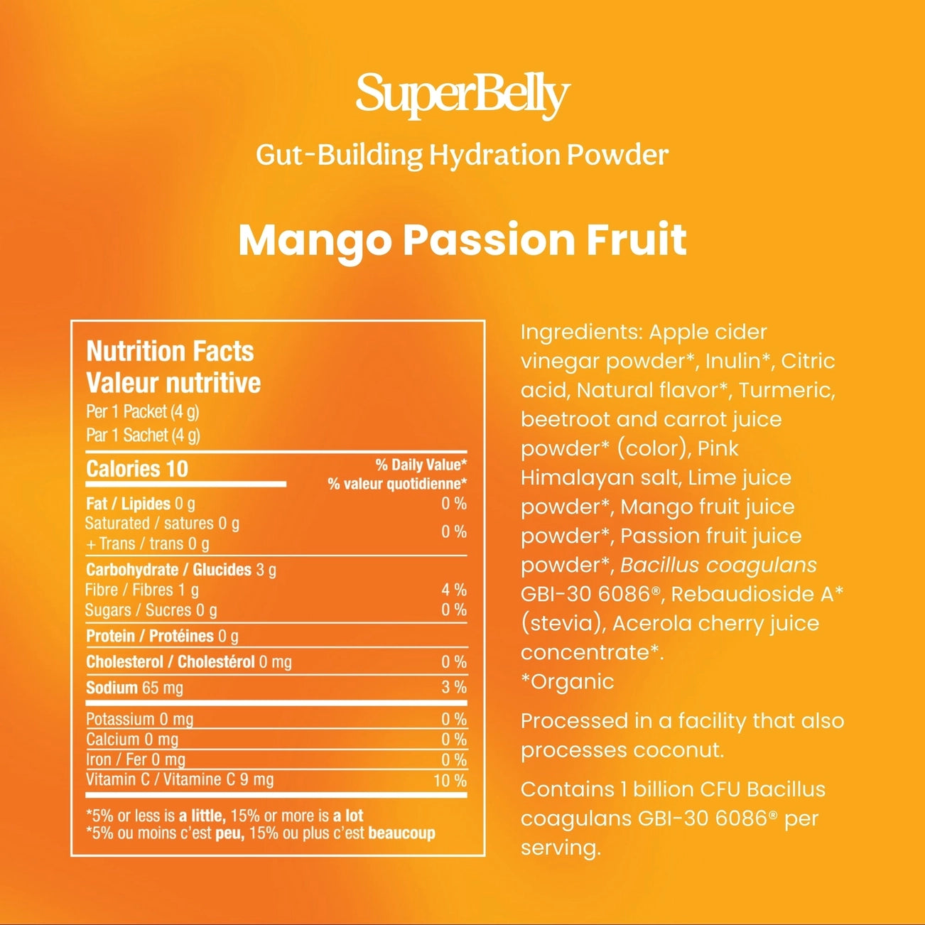 Blume Hydration + Gut Mix | Mango Passionfruit