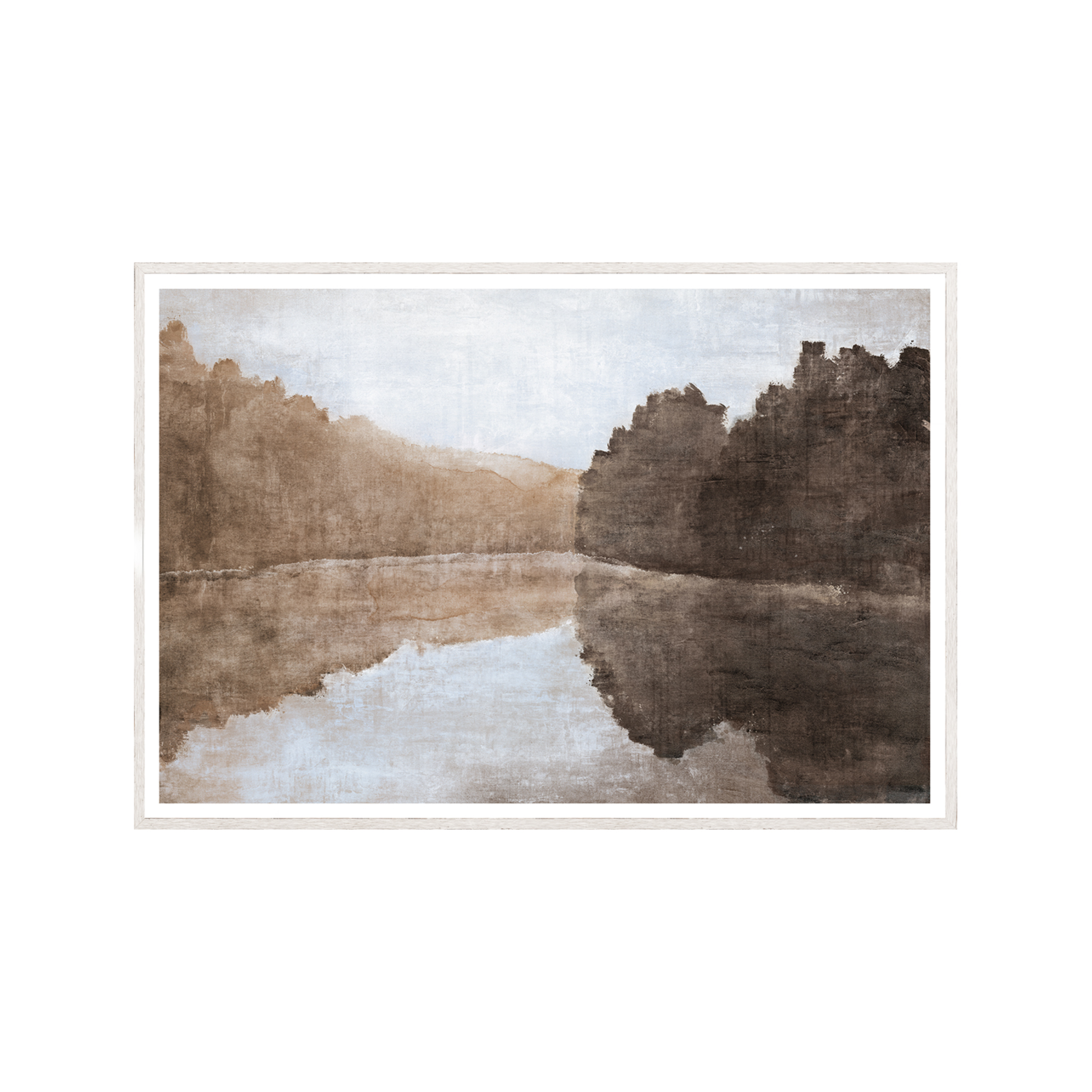 Misty Reflection Framed Art