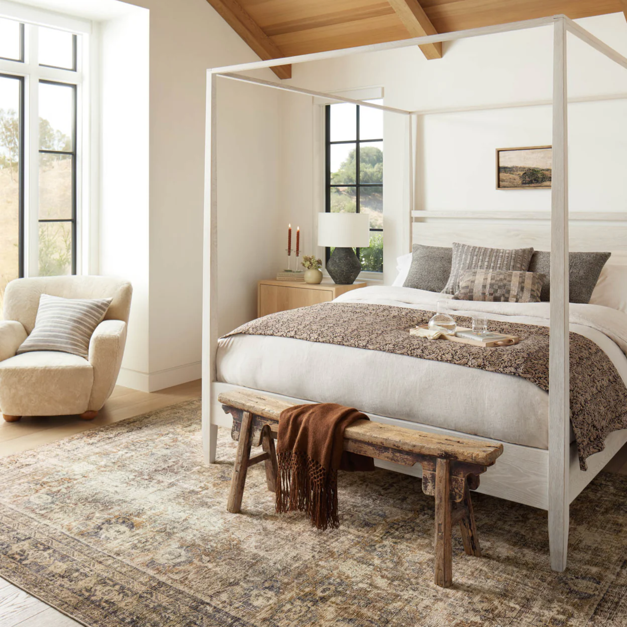 Morgan Rug | Sunset/Ink – Simone & Ivy