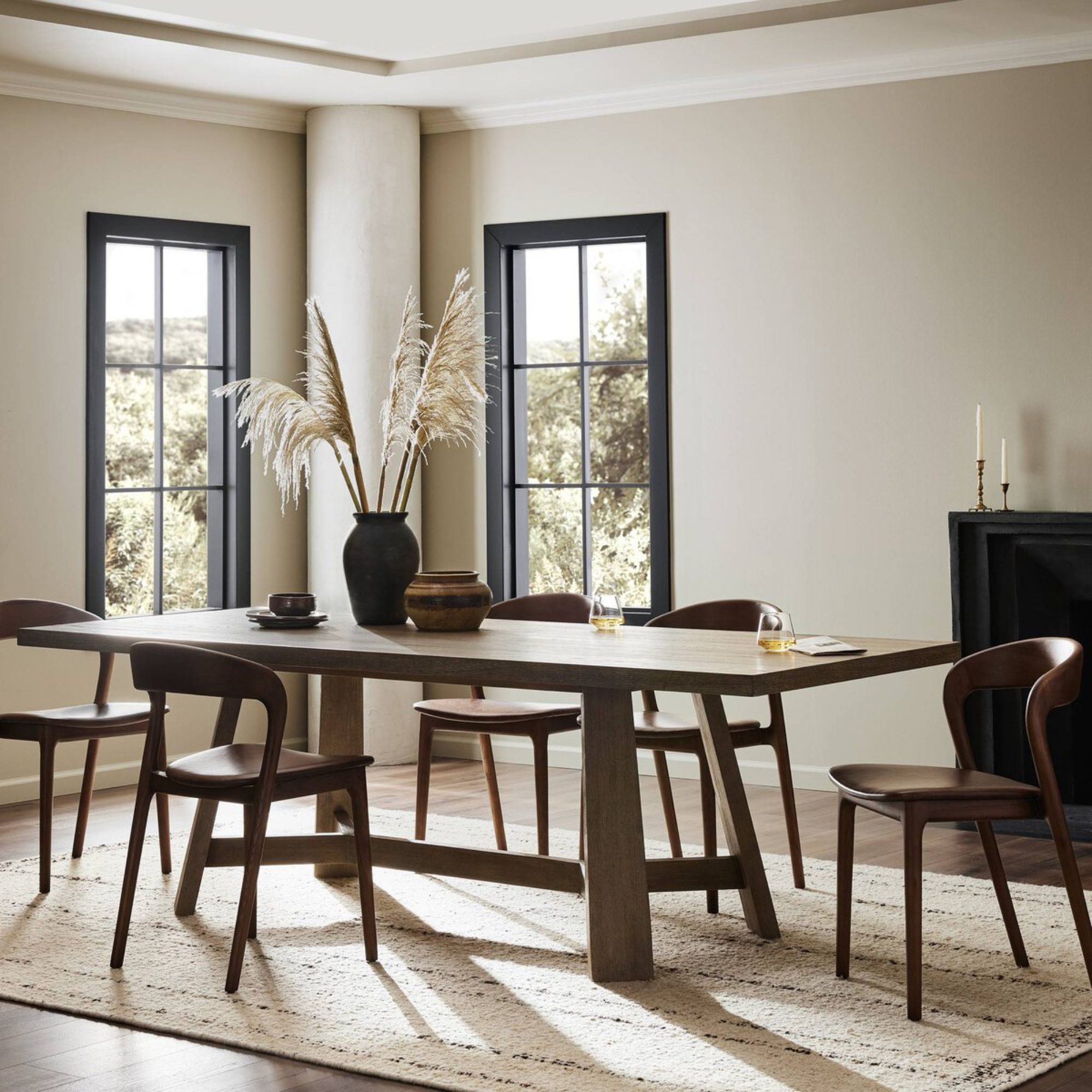 【Lrose】WTW　APERTO DINING TABLE 1600 Munich Dining Table | Warm Natural Oak Veneer – Simone & Ivy