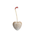 Paper Mache Heart Ornament