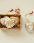 Paper Mache Heart Ornament