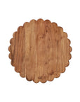 Scalloped Cutting Board Charger