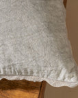 Scalloped Edge Pillow | Fog