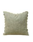 Scalloped Edge Pillow | Sage Green