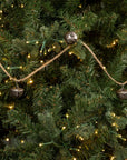 Antiqued Silver Bell Garland