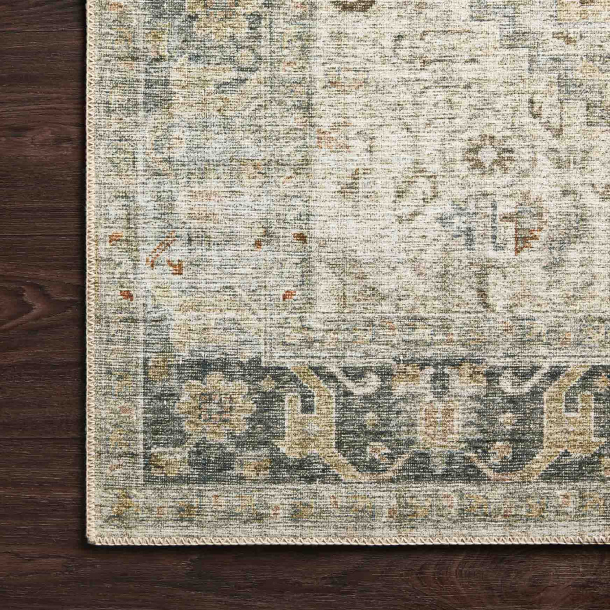 Skye Rug | Green/Ivory