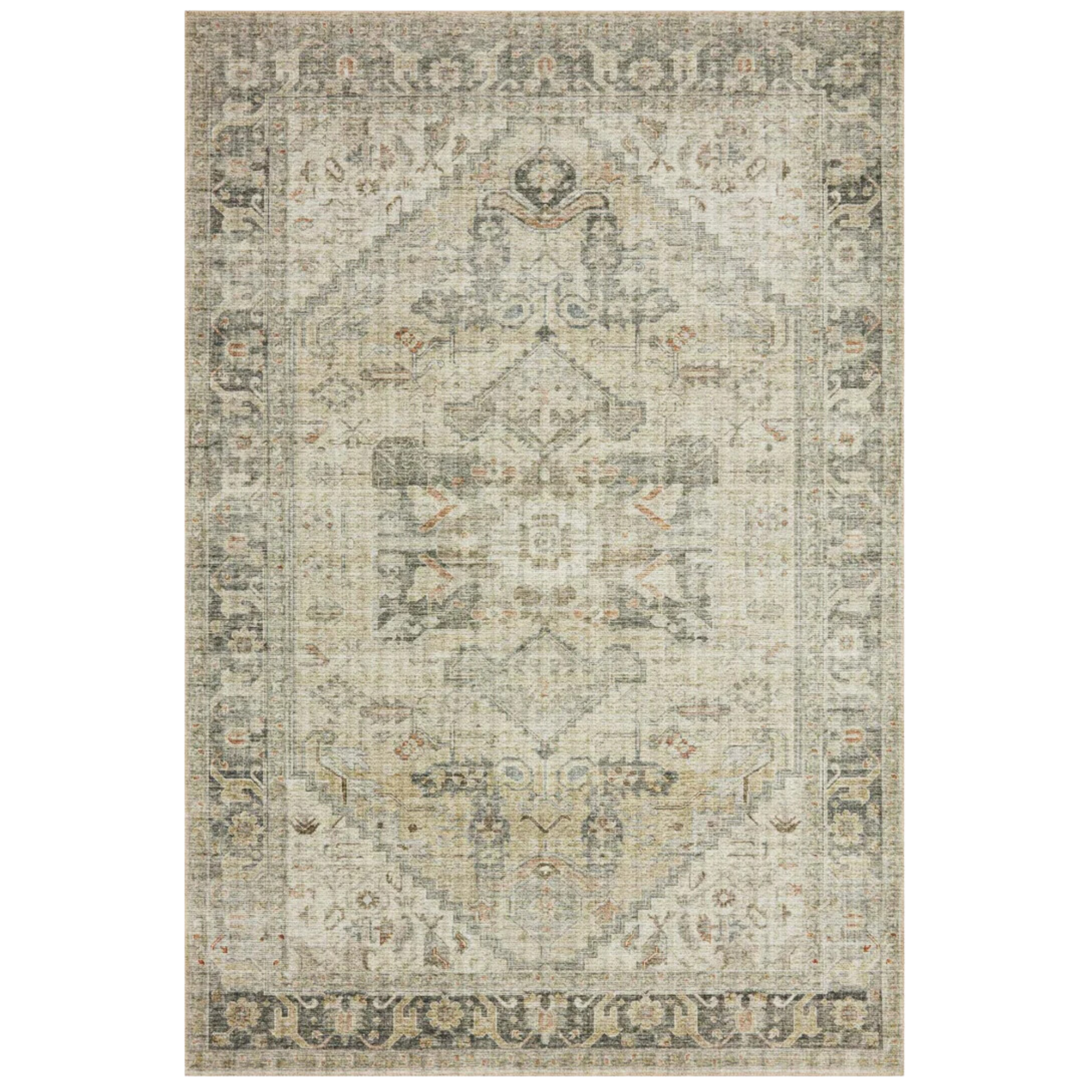 Skye Rug | Green/Ivory
